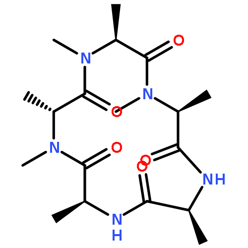 Cyclo(N-methyl-D-alanyl-N-methyl-L-alanyl-N-methyl-L-alanyl-L-alanyl-L-al
anyl)