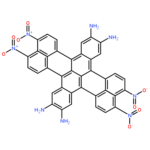 2,3,8,9-Naphthacenetetramine, 5,6,11,12-tetrakis(4-nitrophenyl)-