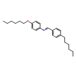 Benzenamine, 4-(hexyloxy)-N-[(4-hexylphenyl)methylene]-