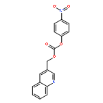 Carbonic acid, 4-nitrophenyl 3-quinolinylmethyl ester