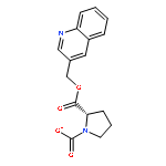 1,2-Pyrrolidinedicarboxylic acid, 2-(3-quinolinylmethyl) ester, (2S)-