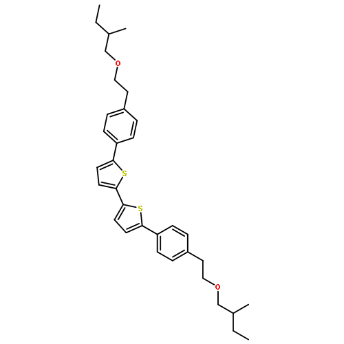 2,2'-Bithiophene, 5,5'-bis[4-[2-[(2S)-2-methylbutoxy]ethyl]phenyl]-