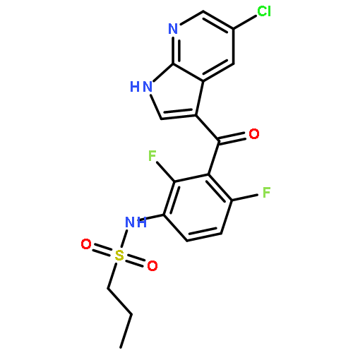 N-[3-[(5-Chloro-1H-pyrrolo[2,3-b]pyridin-3-yl)carbonyl]-2,4-difluorophenyl]-1-propanesulfonamide