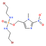 N,N'-Bis(2-bromoethyl)phosphorodiamidic acid (1-methyl-2-nitro-1H-imidazol-5-yl)methyl ester