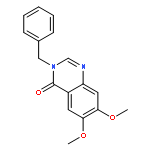 4(3H)-Quinazolinone, 6,7-dimethoxy-3-(phenylmethyl)-