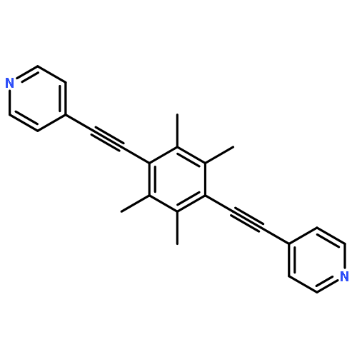 Pyridine, 4,4'-[(2,3,5,6-tetramethyl-1,4-phenylene)di-2,1-ethynediyl]bis-