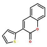 2H-1-Benzopyran-2-one, 3-(2-thienyl)-