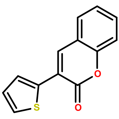 2H-1-Benzopyran-2-one, 3-(2-thienyl)-