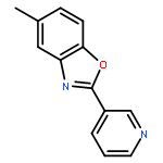 Benzoxazole, 5-methyl-2-(3-pyridinyl)-