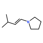 Pyrrolidine, 1-[(1E)-3-methyl-1-butenyl]-