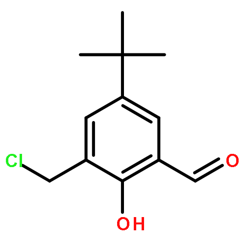 Benzaldehyde, 3-(chloromethyl)-5-(1,1-dimethylethyl)-2-hydroxy-
