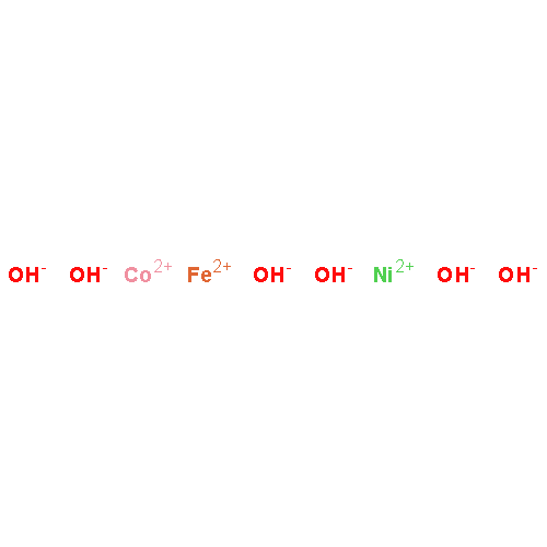 Cobalt iron nickel hydroxide