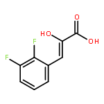 2-Propenoic acid, 3-(2,3-difluorophenyl)-2-hydroxy-, (2Z)-