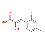 2-Propenoic acid, 3-(2,4-difluorophenyl)-2-hydroxy-, (2Z)-