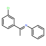 Benzenamine, N-[1-(3-chlorophenyl)ethylidene]-