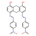 1,8-Anthracenediol, 9,10-dihydro-4,5-bis[2-(4-nitrophenyl)diazenyl]-