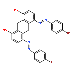 1,8-Anthracenediol, 4,5-bis[2-(4-bromophenyl)diazenyl]-9,10-dihydro-