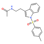 Acetamide, N-[2-[1-[(4-methylphenyl)sulfonyl]-1H-indol-3-yl]ethyl]-