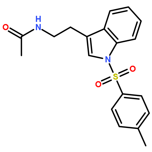 Acetamide, N-[2-[1-[(4-methylphenyl)sulfonyl]-1H-indol-3-yl]ethyl]-