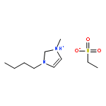 1H-Imidazolium, 3-butyl-1-methyl-, ethanesulfonate (1:1)