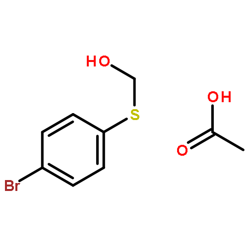 Methanol, [(4-bromophenyl)thio]-, acetate