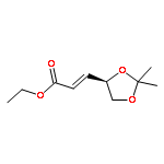 2-Propenoic acid,3-[(4S)-2,2-dimethyl-1,3-dioxolan-4-yl]-, ethyl ester, (2Z)-