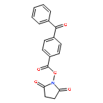 Benzoic acid,4-benzoyl-, 2,5-dioxo-1-pyrrolidinyl ester