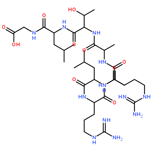 Glycine, N-acetyl-L-leucyl-L-arginyl-L-arginyl-L-alanyl-L-threonyl-L-leucyl-