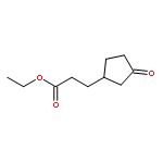 Cyclopentanepropanoic acid, 3-oxo-, ethyl ester