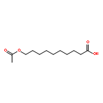 Decanoic acid, 10-(acetyloxy)-