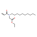 Glycine, N-decyl-N-(1-oxo-2-propen-1-yl)-, ethyl ester