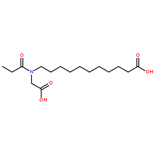 Undecanoic acid, 11-[(carboxymethyl)(1-oxopropyl)amino]-