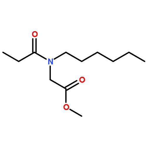 Glycine, N-hexyl-N-(1-oxopropyl)-, methyl ester