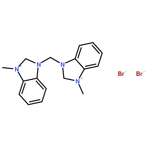 1H-Benzimidazolium, 3,3'-methylenebis[1-methyl-, bromide (1:2)