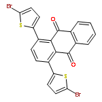 9,10-Anthracenedione, 1,4-bis(5-bromo-2-thienyl)-