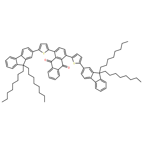 9,10-Anthracenedione, 1,4-bis[5-(9,9-dioctyl-9H-fluoren-2-yl)-2-thienyl]-