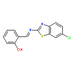 Phenol, 2-[[(6-chloro-2-benzothiazolyl)imino]methyl]-