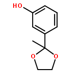 Phenol, 3-(2-methyl-1,3-dioxolan-2-yl)-