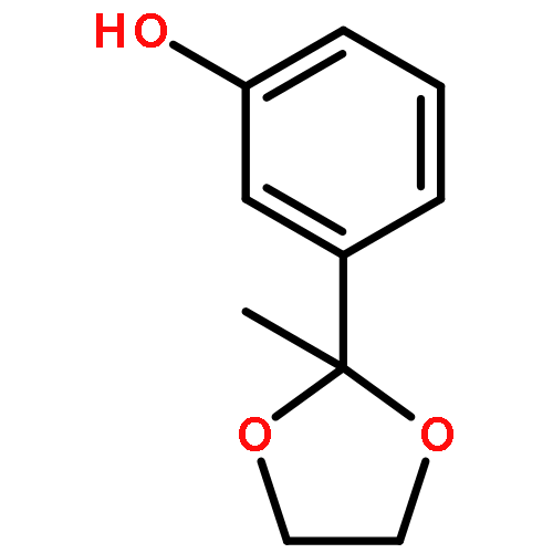 Phenol, 3-(2-methyl-1,3-dioxolan-2-yl)-