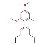 Benzene, 2-(1-butyl-1-pentenyl)-1,5-dimethoxy-3-methyl-