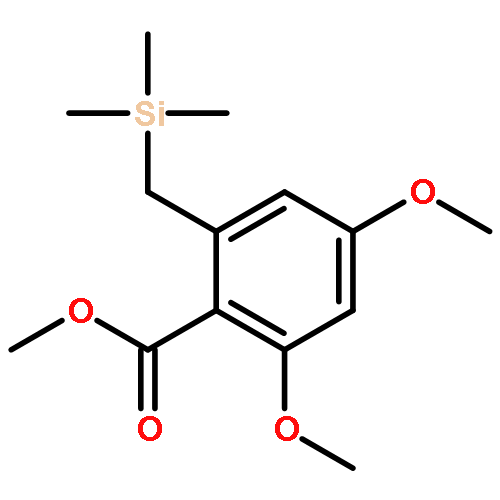 Benzoic acid, 2,4-dimethoxy-6-[(trimethylsilyl)methyl]-, methyl ester