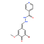 (E)-N'-(3-bromo-4-hydroxy-5-methoxybenzylidene)isonicotinohydrazide