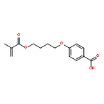 Benzoic acid, 4-[4-[(2-methyl-1-oxo-2-propenyl)oxy]butoxy]-