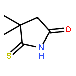 2-Pyrrolidinone, 4,4-dimethyl-5-thioxo-