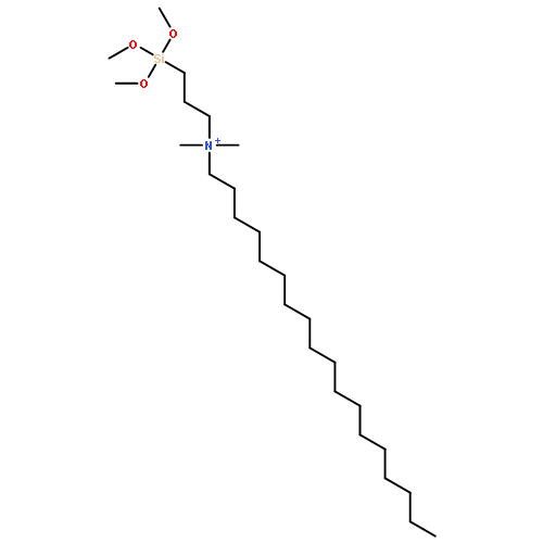 1-Octadecanaminium, N,N-dimethyl-N-[3-(trimethoxysilyl)propyl]-