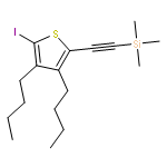 Thiophene, 3,4-dibutyl-2-iodo-5-[2-(trimethylsilyl)ethynyl]-