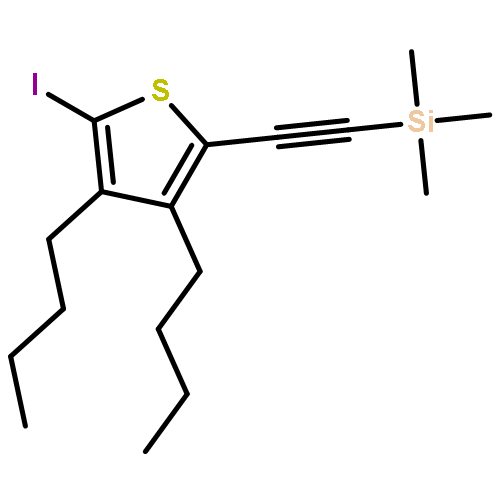 Thiophene, 3,4-dibutyl-2-iodo-5-[2-(trimethylsilyl)ethynyl]-