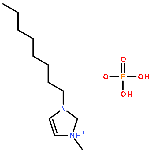 1H-Imidazolium, 1-methyl-3-octyl-, phosphate (1:1)