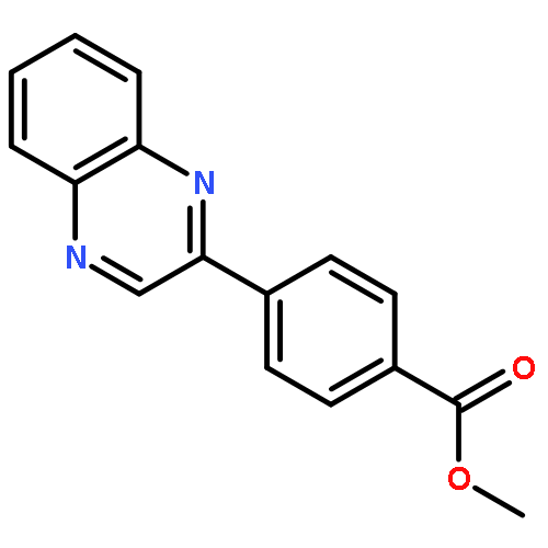 Benzoic acid, 4-(2-quinoxalinyl)-, methyl ester