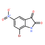 1H-Indole-2,3-dione, 7-bromo-5-nitro-